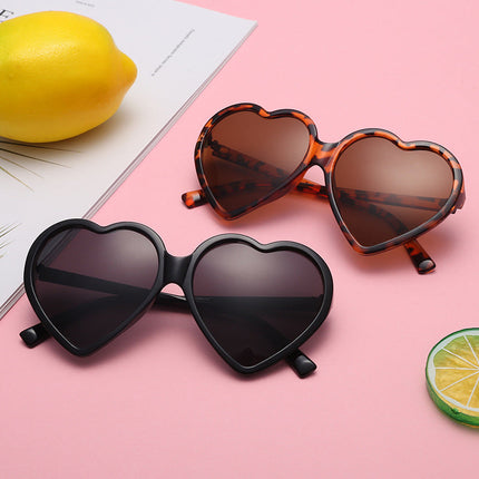Heart Shaped Sunglasses for Women, UV400 Sunglasses with Stylish Frame