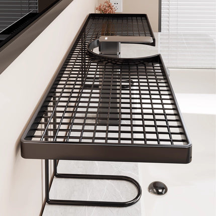 Bathroom Shelf Over Sink, Bathroom Organizer Countertop with Lattice Trays, Cosmetic Organizer for Skincare and Makeup
