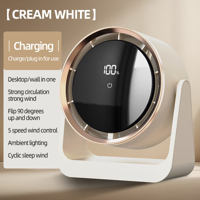 Desk Fan, USB Desktop Fan with Light and Sleep Mode – image 8