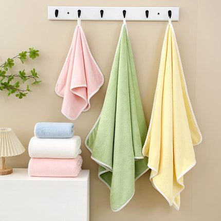Cotton Bath Towels, Hand Towels, Washcloth, 100% Cotton Beach Towel for Gym and Vacation, Bathroom Accessories