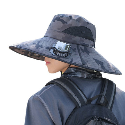 Sun Hat with Fan, Cooling Hat with Mesh and Adjustable Chin Strap – image 5