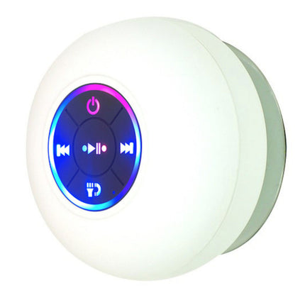 Portable Speaker with Suction Cup, Water Resistant Speaker for Shower and Pool, Small Outdoor Speaker for Bathroom