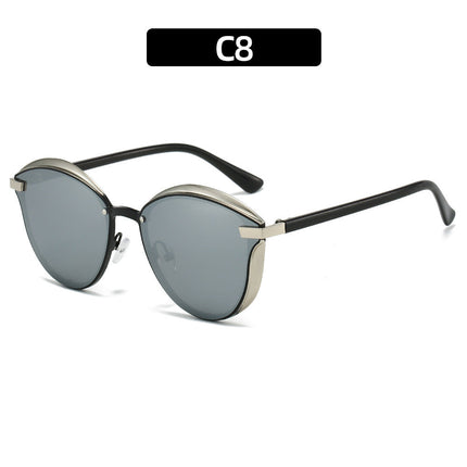 Metal Frame Sunglasses for Women, UV Protection Sunglasses with Gradient Lenses – image 10