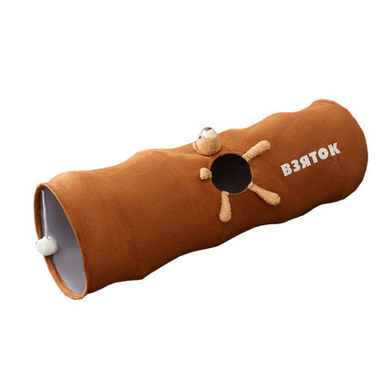 Cat Tunnel Toy with Foldable Design | Durable Polyester for Engaging Playtime