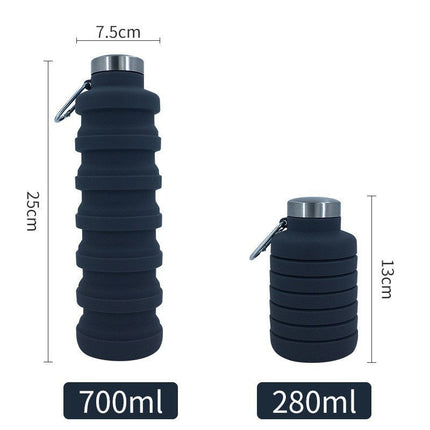 Collapsible Water Bottle for Women, Silicone Reusable Water Bottle – image 6