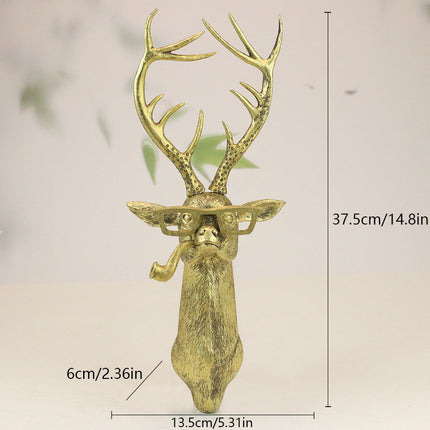 Animal Head Wall Sculptures in Resin, Living Room Wall Decor and Bedroom Wall Decor for Home and Office – image 14