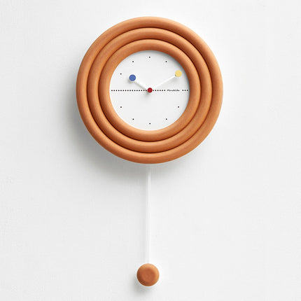 Nordic Light Luxury Wall Clock with Silent Movement | Modern Minimalist Design for Home Décor