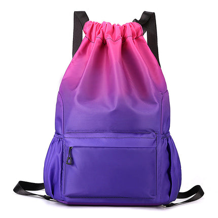 Drawstring Travel Backpack, Hiking Backpack with Padded Straps