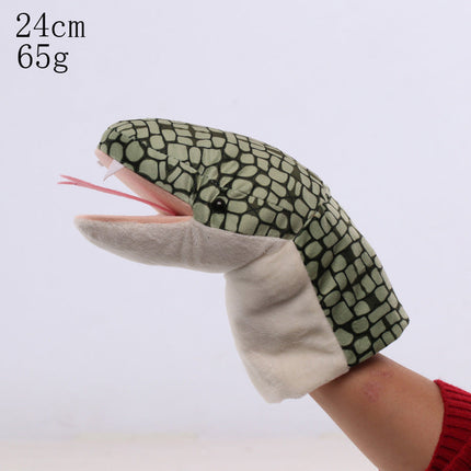 Plush Tiger Hand Puppet with Movable Mouth – image 29