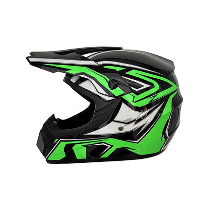 Dirt Bike Helmet, Full Face Motorcycle Helmet with Visor, Motocross Helmet with Reinforced Chin Guard for Off Road