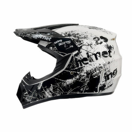 Dirt Bike Helmet, Full Face Motorcycle Helmet with Visor – image 44