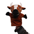 Brown Cow Hand Puppet / 25 cm