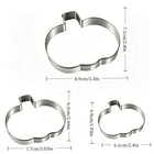 Pumpkin Cookie Cutters, Stainless Steel Cookie Cutter Set for Halloween Baking – image 10