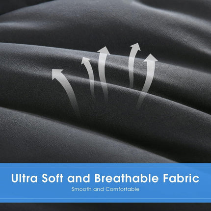 Tufted Comforter, Insulated Warm Blanket for Bed