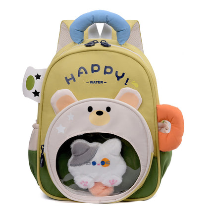 Kids Backpack with Plush Kitty, Water Resistant Backpack for Kids and Adults – image 9
