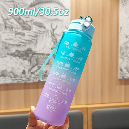 Motivational Water Bottle with Time Markers – image 10