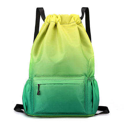 Drawstring Travel Backpack, Water Resistant Drawstring Bag for Gym and School