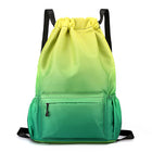 Drawstring Travel Backpack, Water Resistant Drawstring Bag for Gym and School