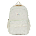Laptop Backpack for Work and School, Polka Dot Backpack with Ruffles, Stylish Book Bag with Padded Straps