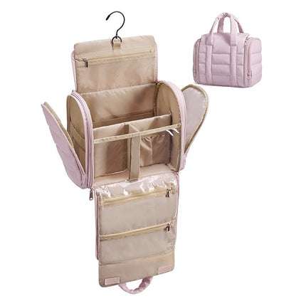 Hanging Toiletry Bag with Compartments, Travel Toiletry Bag for Vacation and Gym – image 8