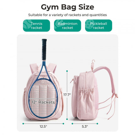 Gym Backpack with Shoe Compartment, Tennis Backpack with Cooler Compartment