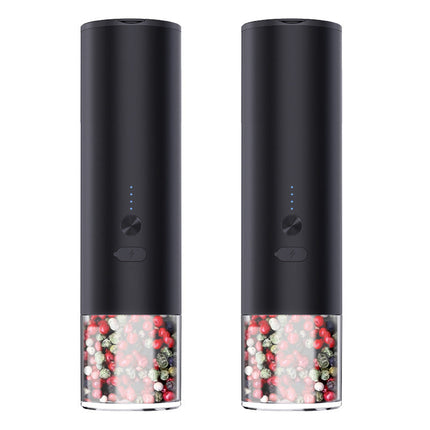 Rechargeable Electric Grinder Set with One-Hand Operation | USB Rechargeable for Effortless Seasoning