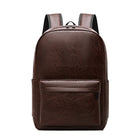 Travel Backpack for Business, Brown and Black Leather Backpack for Work – image 5