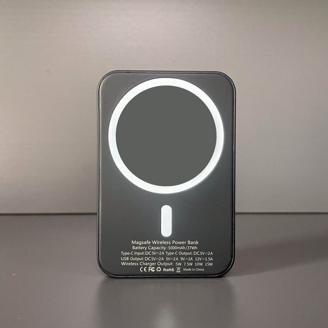 Portable Charger, Magnetic Wireless Power Bank