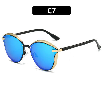 Metal Frame Sunglasses for Women, UV Protection Sunglasses with Gradient Lenses – image 13