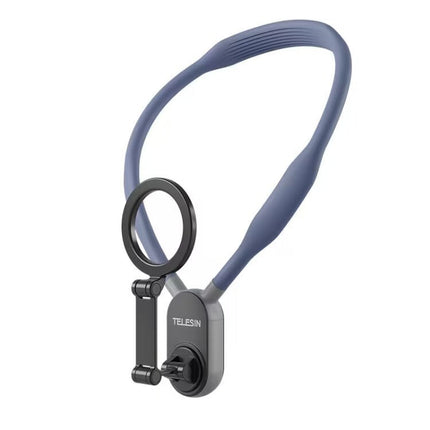 Silicone Magnetic Neck Mount for Phones with Quick Release | Hands-Free Shooting and Comfortable Use for Vloggers