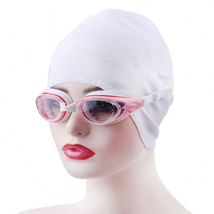 Swim Goggles for Adults, Swim Set with Waterproof Swim Cap