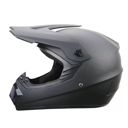 Dirt Bike Helmet, Full Face Motorcycle Helmet with Visor, Motocross Helmet with Reinforced Chin Guard for Off Road