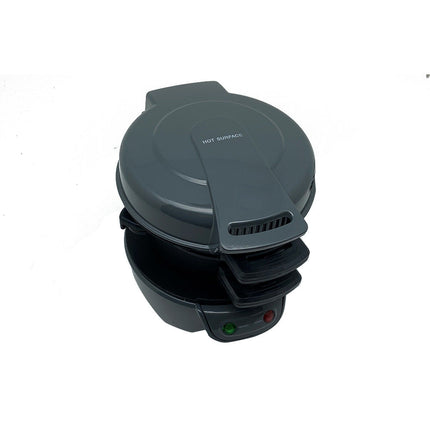 Breakfast Machine with Automatic Temperature Adjustment | Versatile Maker for Sandwiches, Eggs, and Waffles