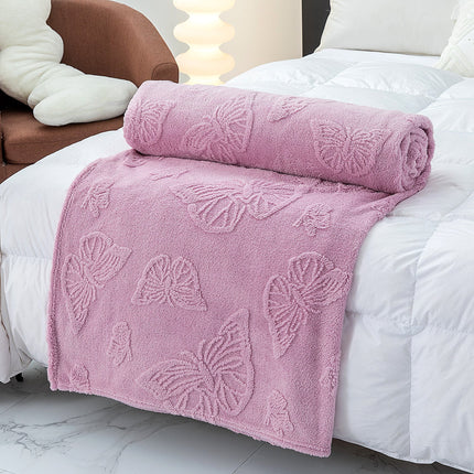 Throw Blanket, Cozy Soft Blanket with Butterfly Pattern – image 12