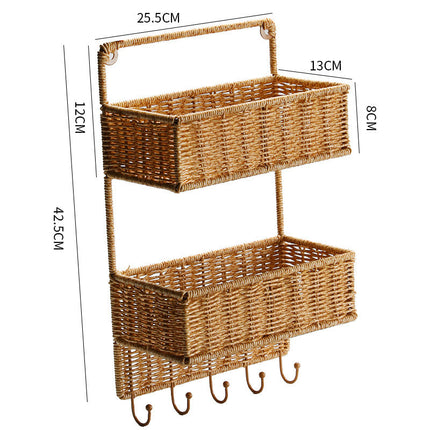 Woven Baskets, Handwoven Plant Basket for Home Decor – image 7