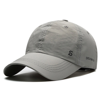 Mens Running Cap, Water Resistant Running Hat with Adjustable Strap, Lightweight Outdoor Cap for Sun Protection