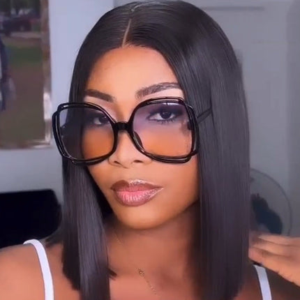 Oversized Sunglasses for Women, Retro Big Sunglasses with UV Protection, Trendy Shades for Women with Large Frame