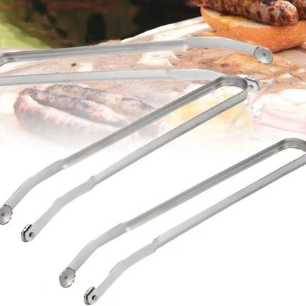 Stainless Steel Barbecue Tongs with Easy-Grip Handles | Durable and Safe for Effortless Grilling