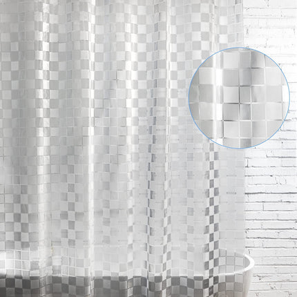 Fabric Shower Curtains, Water Repellent Bathroom Curtain – image 5