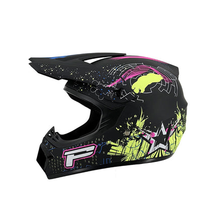 Dirt Bike Helmet, Full Face Motorcycle Helmet with Visor – image 28