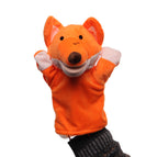 Orange-Red Fox Hand Puppet / 25 cm