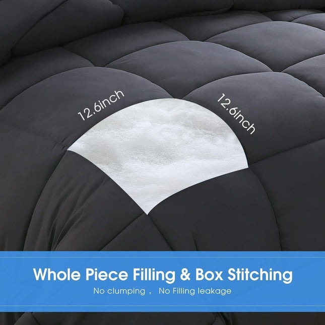 Tufted Comforter, Ultra Soft Bedding Comforter
