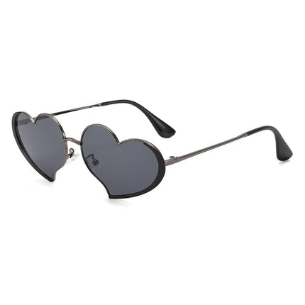 Heart Shaped Sunglasses for Women, UV Protection Sunglasses with Glamorous Frame, Cute Heart Sunglasses, Fashion Eyewear