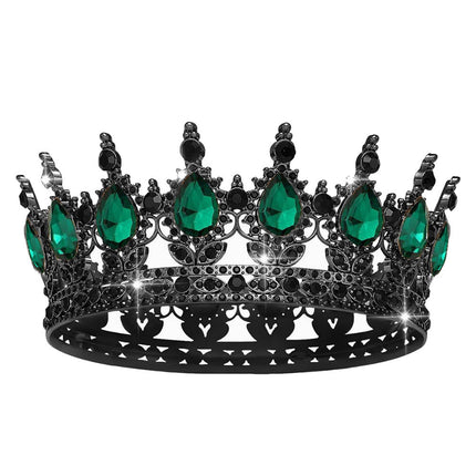 Royal Crown for Women, Queen Crown with Gemstones – image 14