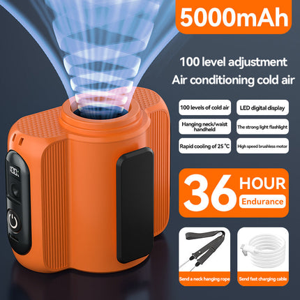 Neck Fan, Rechargeable Handheld Fan for Outdoor and Travel – image 7