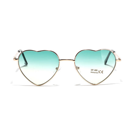 Heart Shaped Sunglasses for Women, UV Protection Sunglasses with Gradient Lenses – image 4