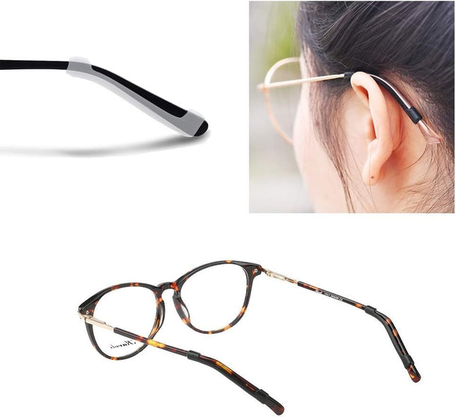 Glasses Ear Grips, Silicone Glasses Pads for Eyeglasses and Sunglasses