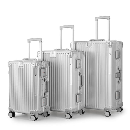 Durable Luggage, Aluminum Hard Shell Suitcase with Lock – image 10