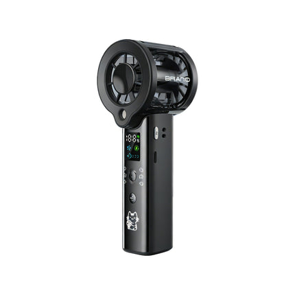 Portable Fan, Handheld Fan with LED Display, Rechargeable Mini Fan with USB Charging and Quiet Motor