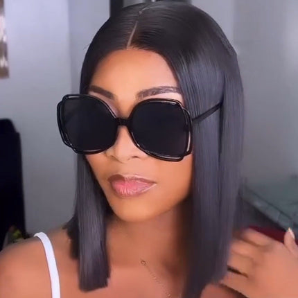 Oversized Sunglasses for Women, Retro Big Sunglasses with UV Protection – image 4